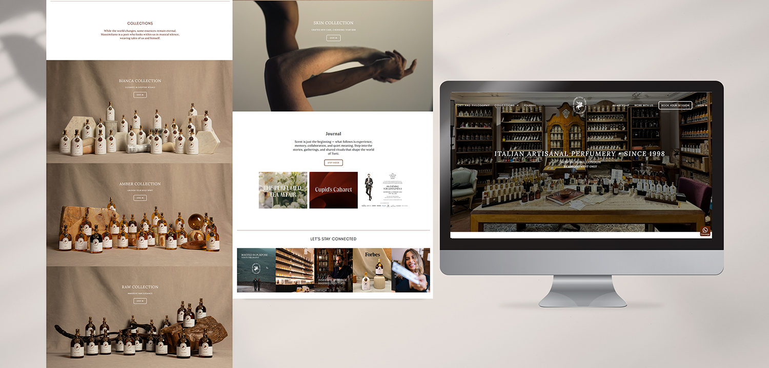 Massimiliano Torti Parfum Website